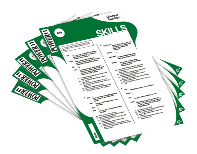 Skills Worksheets – Power Grade 11