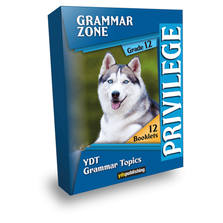 Grammar Zone – Privilege Grade 12