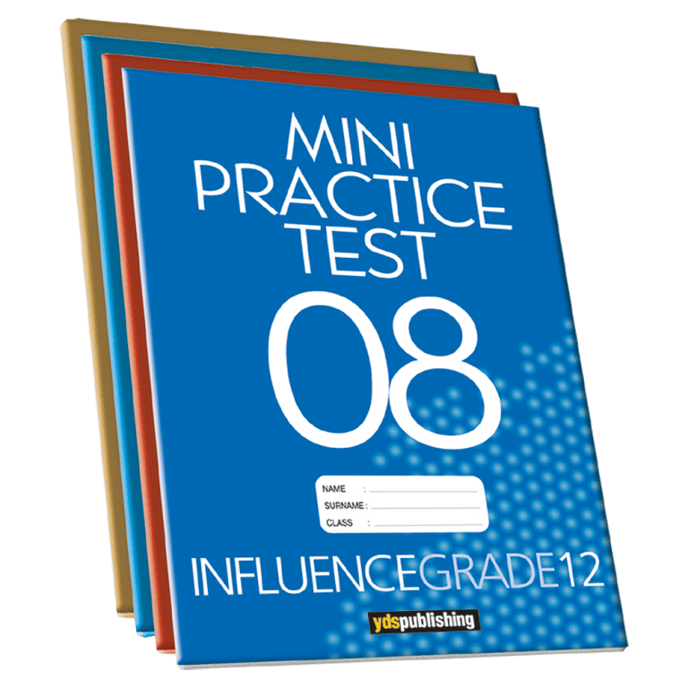 Mini Practice Tests – Influence Grade 12