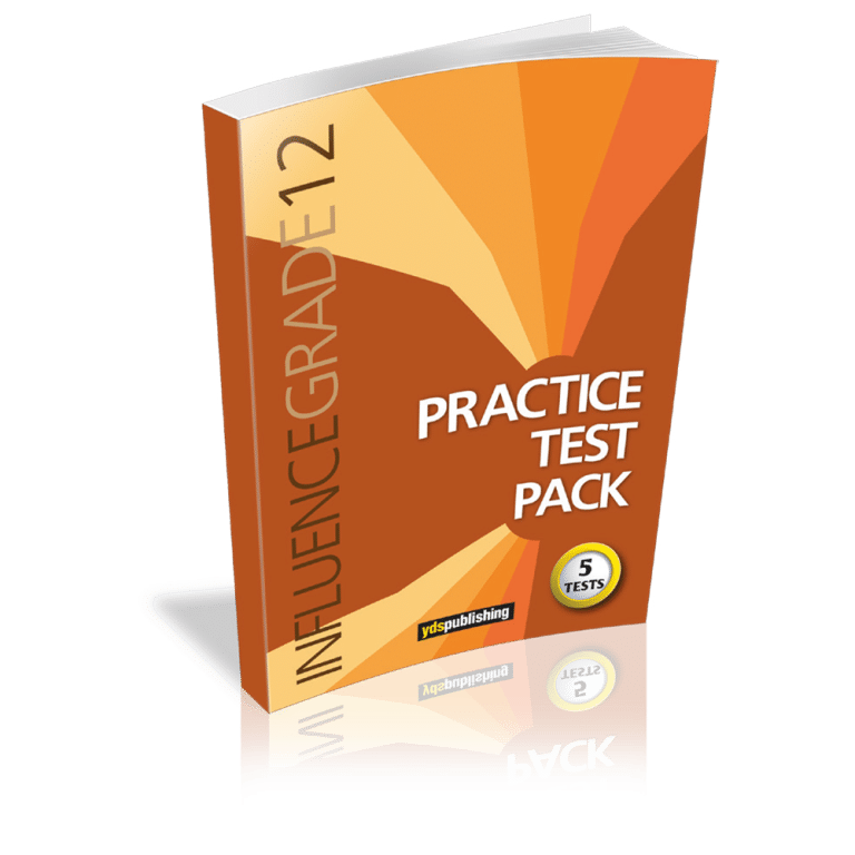 Practice Test Pack – Influence Grade 12