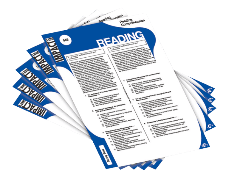 Reading Worksheets – Impact Grade 12