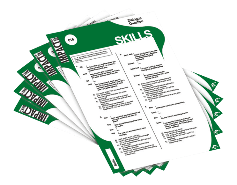 Skills Worksheets – Impact Grade 11