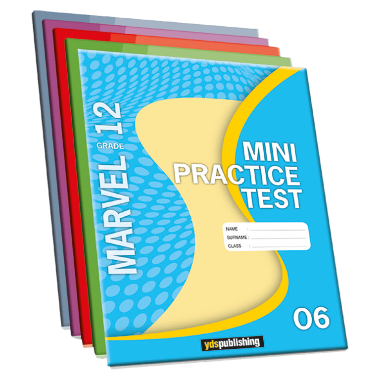 Mini Practice Tests – Marvel Grade 12