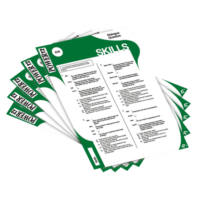 Skills Worksheets – Power Grade 12